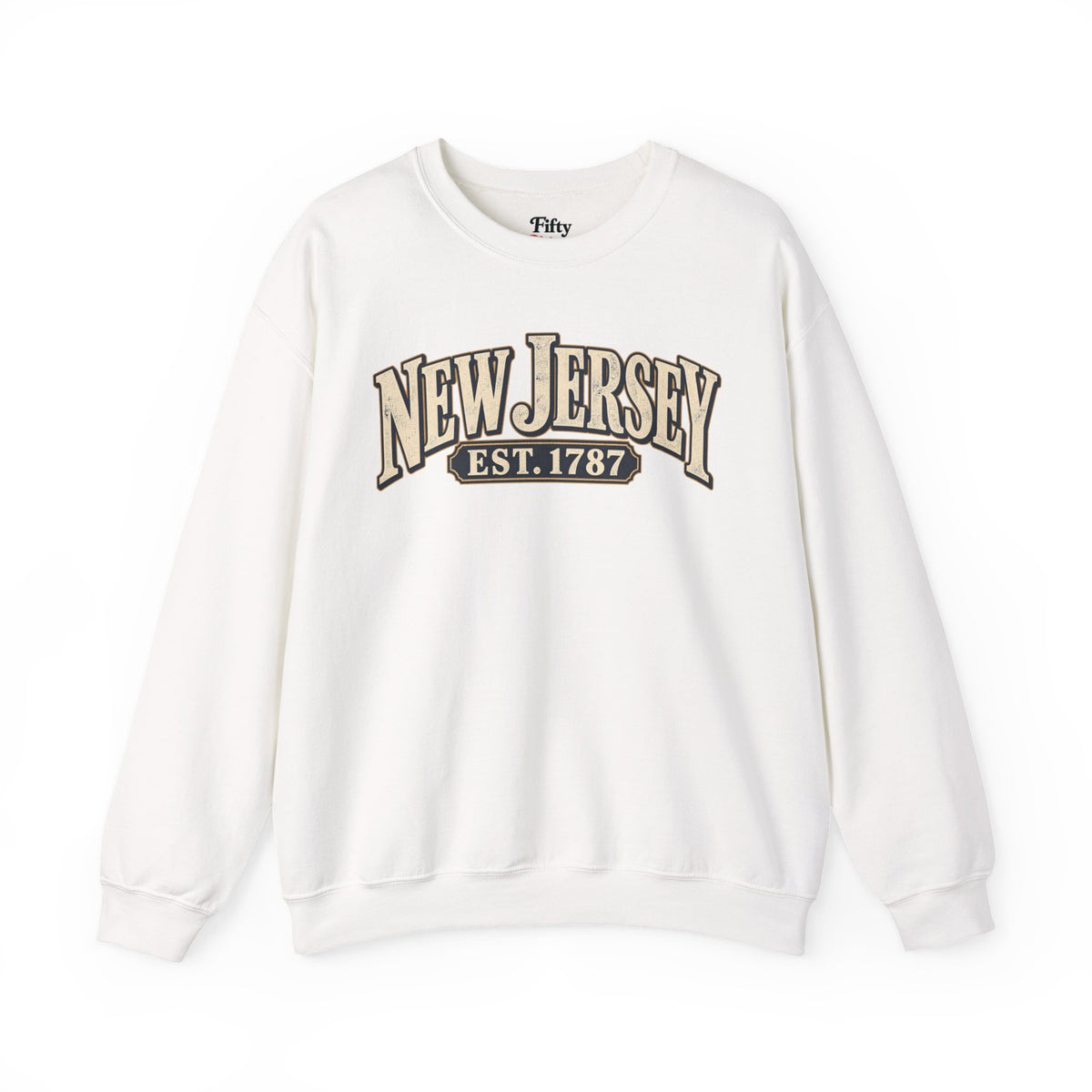 New Jersey Est 1787 Unisex Crewneck Sweatshirt State Name Graphic