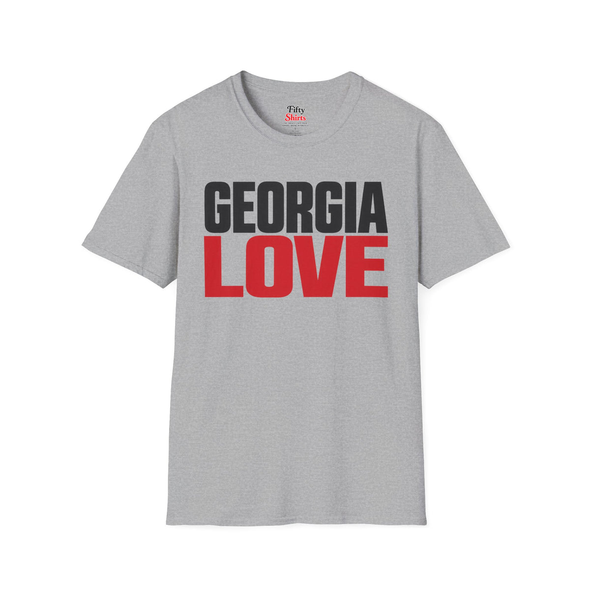 Georgia Love Unisex Softstyle T Shirt State Name Graphic Tee