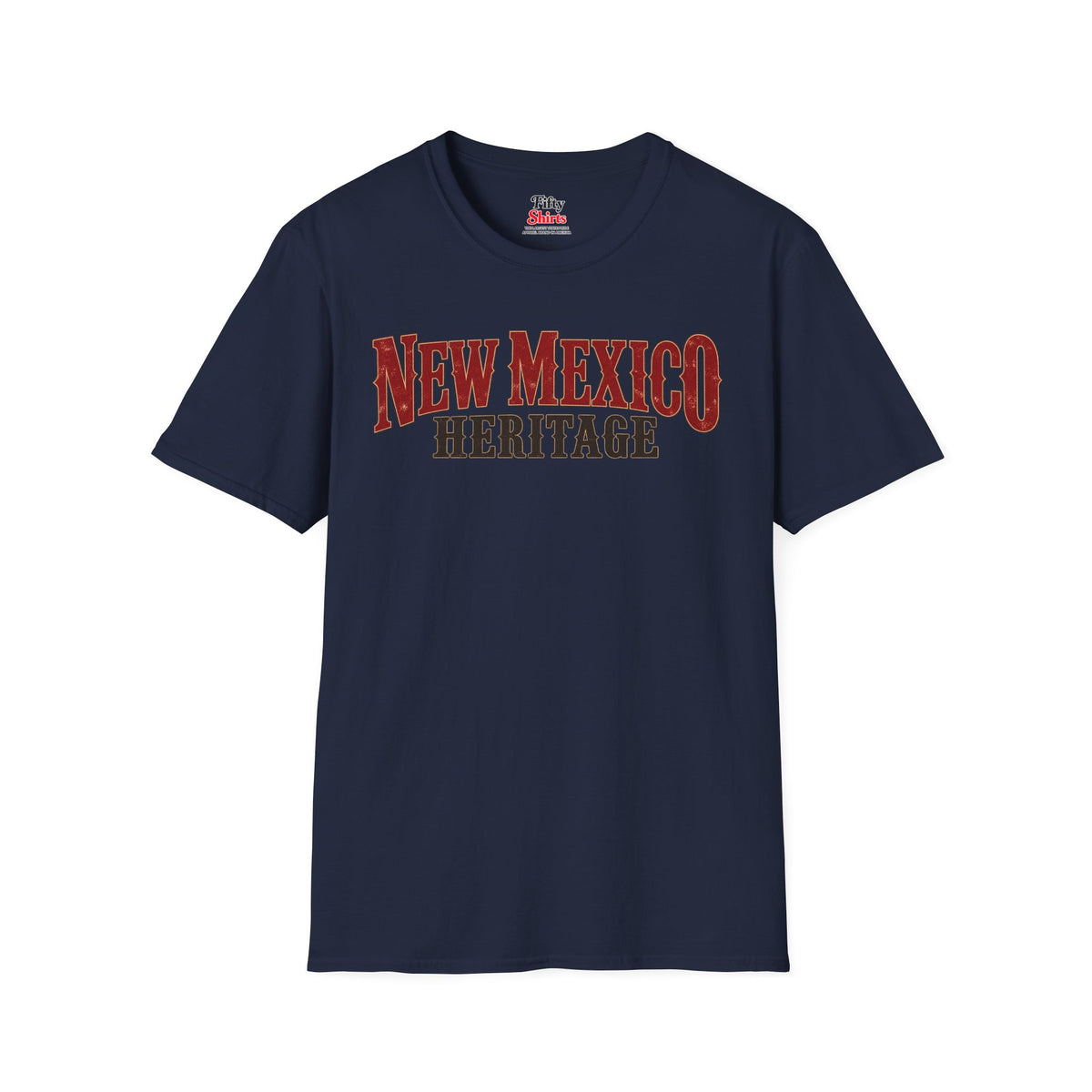 New Mexico Heritage Unisex Softstyle T Shirt State Name Graphic Tee