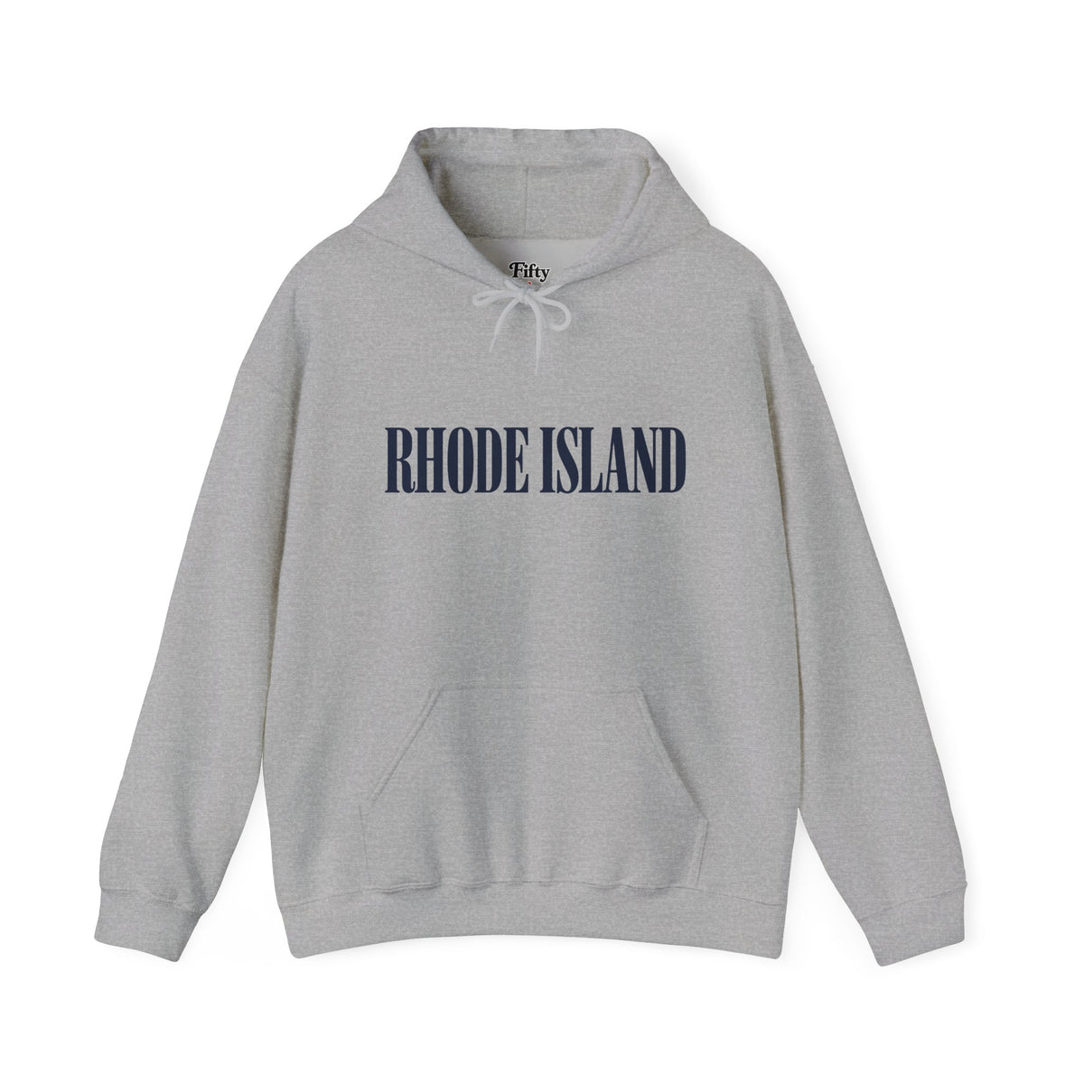Rhode Island Unisex Hoodie State Name Graphic