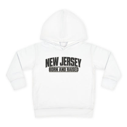 New Jersey Born and Raised Modern Streetwear Unisex Toddler Pullover Fleece Hoodie
