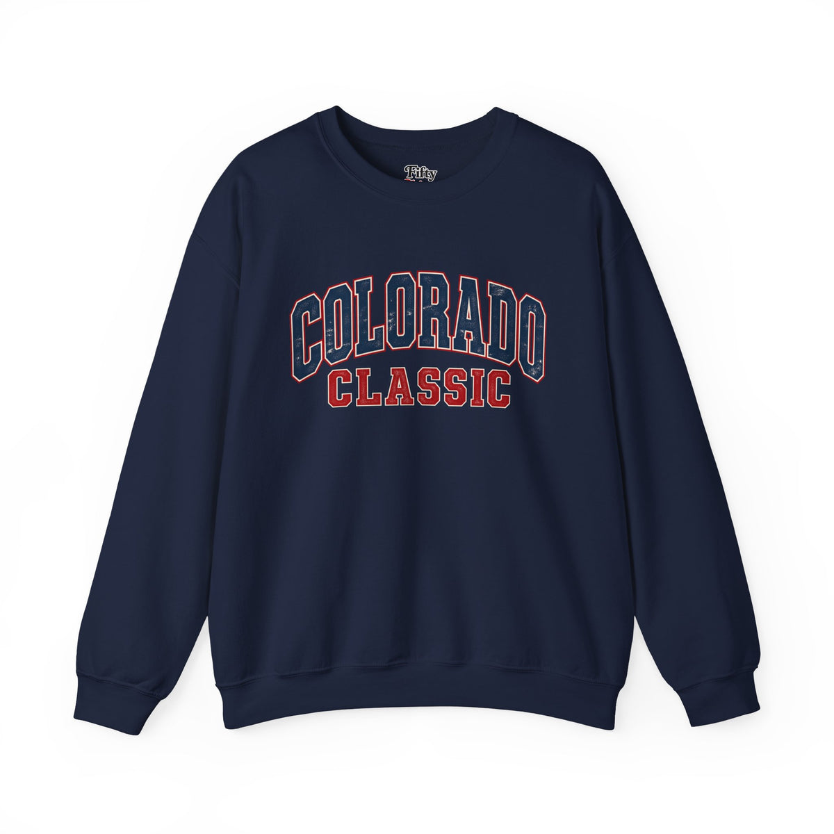 Colorado Classic Unisex Crewneck Sweatshirt State Name Graphic