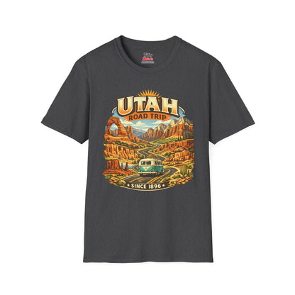 Utah Road Trip Unisex Softstyle T Shirt State Pride Graphic Tee Collections FS03