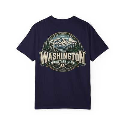 Washington Mountain Club Unisex Comfort Color 1717 Streetwear Graphic Tee
