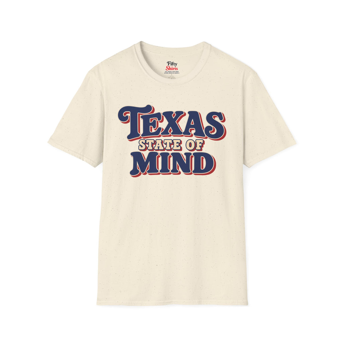 Texas State Of Mind Unisex Softstyle T Shirt State Name Graphic Tee