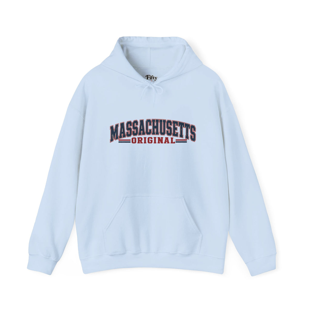 Massachusetts Original Unisex Hoodie State Name Graphic