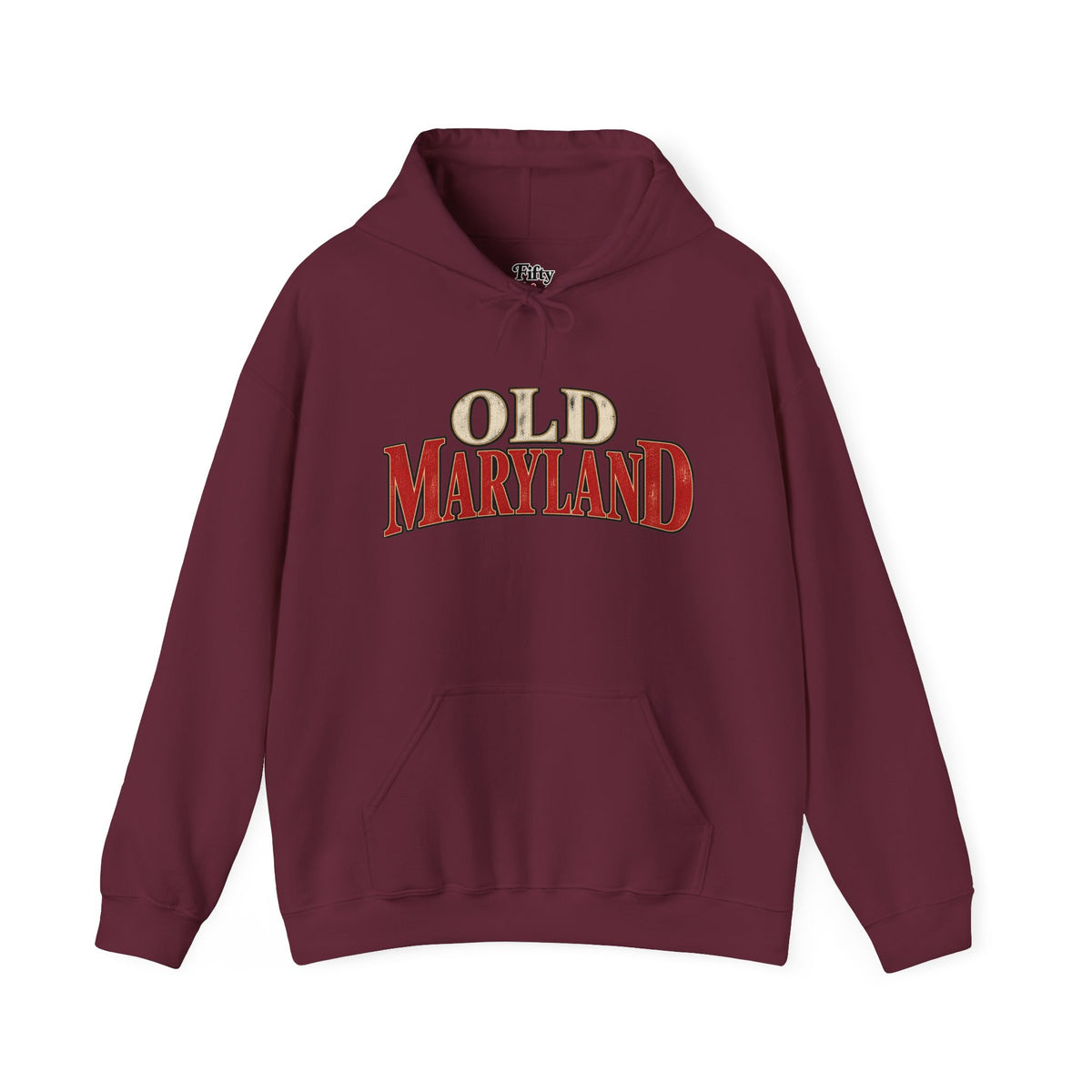 Old Maryland Unisex Hoodie State Name Graphic