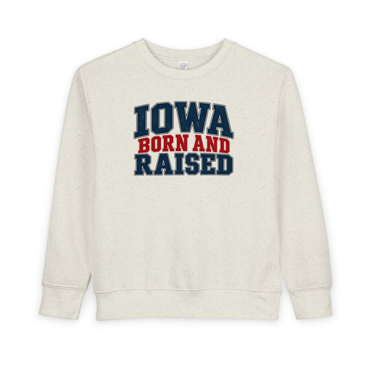 Iowa Born and Raised Classic Heritage Unisex Toddler Sweatshirt