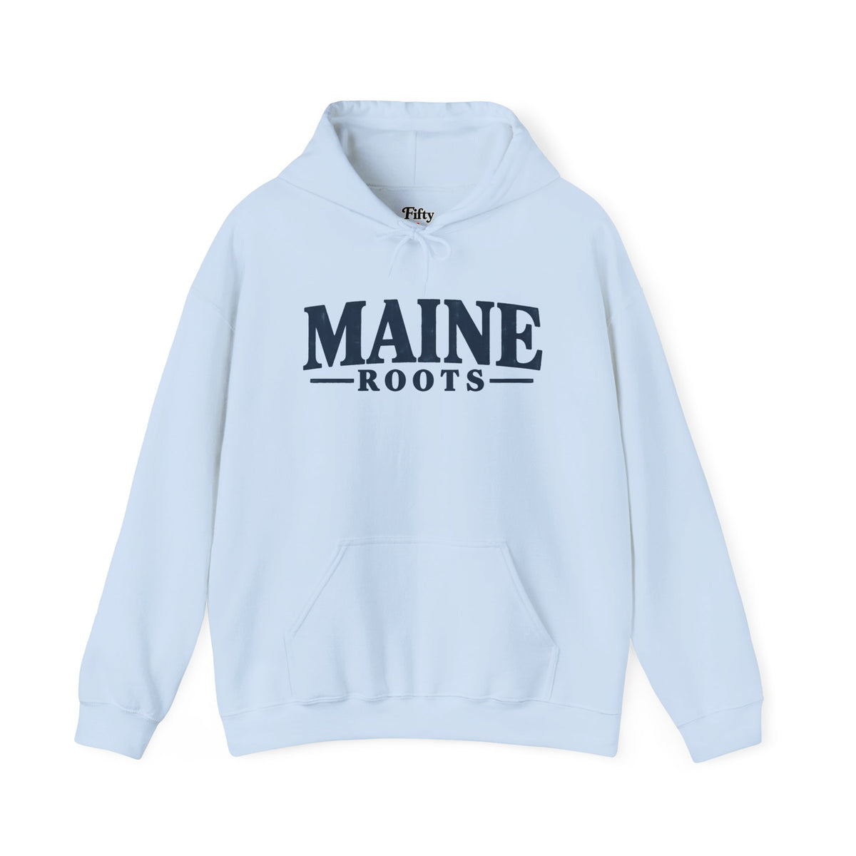 Maine Roots Unisex Hoodie State Name Graphic
