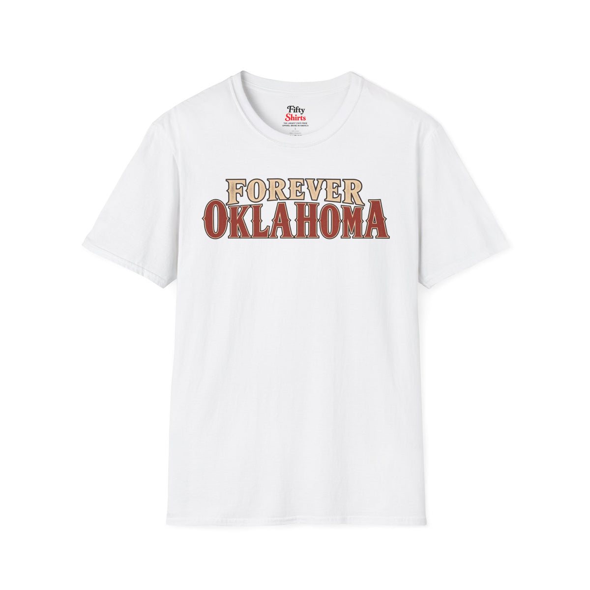 Forever Oklahoma Unisex Softstyle T Shirt State Name Graphic Tee