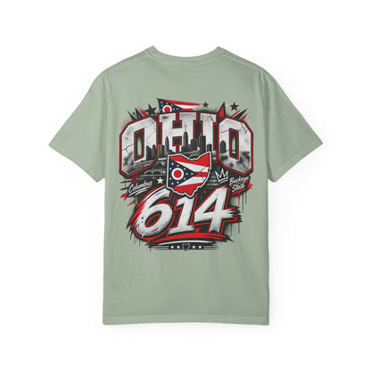 Ohio 614 Unisex Comfort Color 1717 Streetwear Graphic Tee