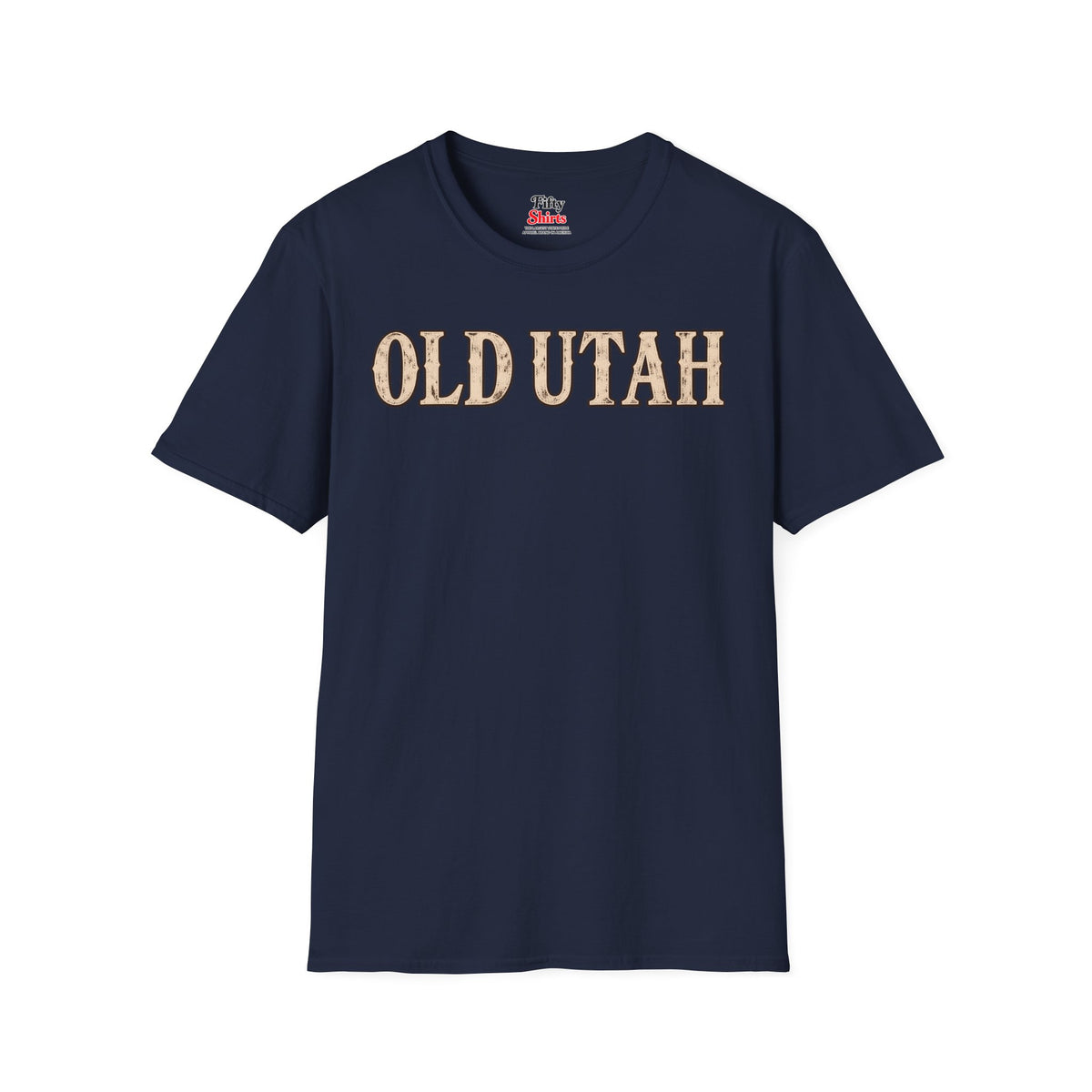 Old Utah Unisex Softstyle T Shirt State Name Graphic Tee