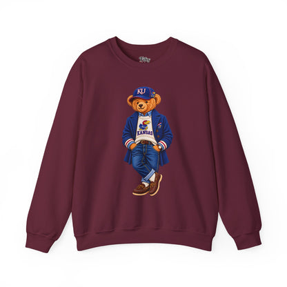 Kansas- Game Day Teddy Bear Sweatshirt