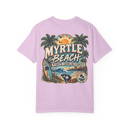 Myrtle Beach South Carolina Unisex Comfort Color 1717 Streetwear Graphic Tee