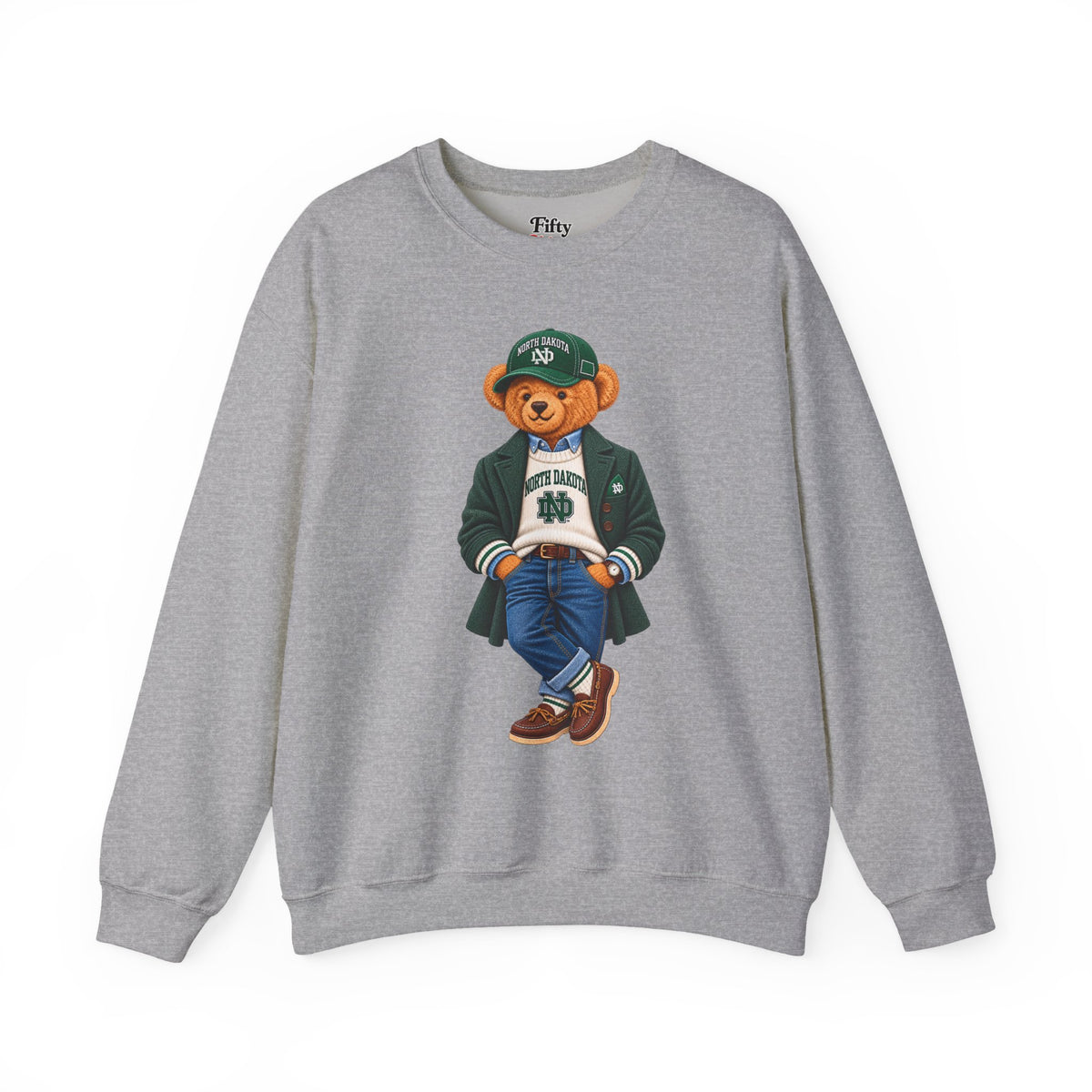 North Dakota- Game Day Teddy Bear Sweatshirt