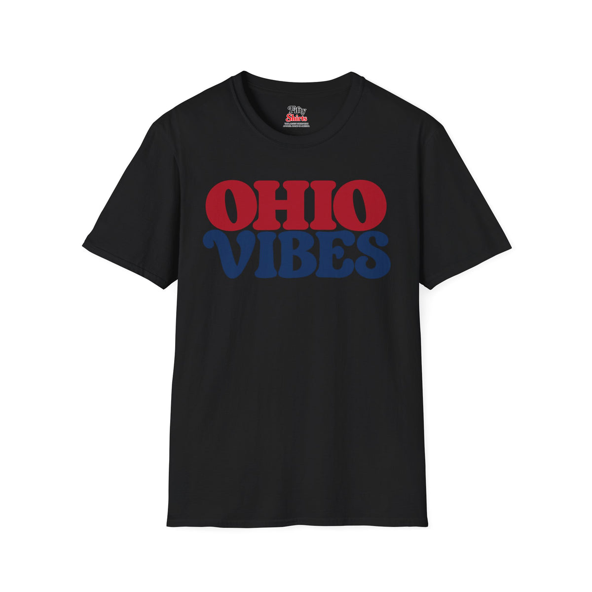 Ohio Vibes Unisex Softstyle T Shirt State Name Graphic Tee
