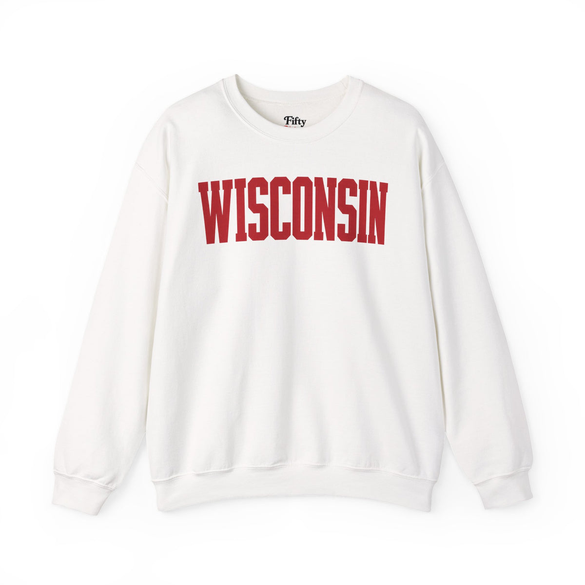 Wisconsin Unisex Crewneck Sweatshirt State Name Graphic