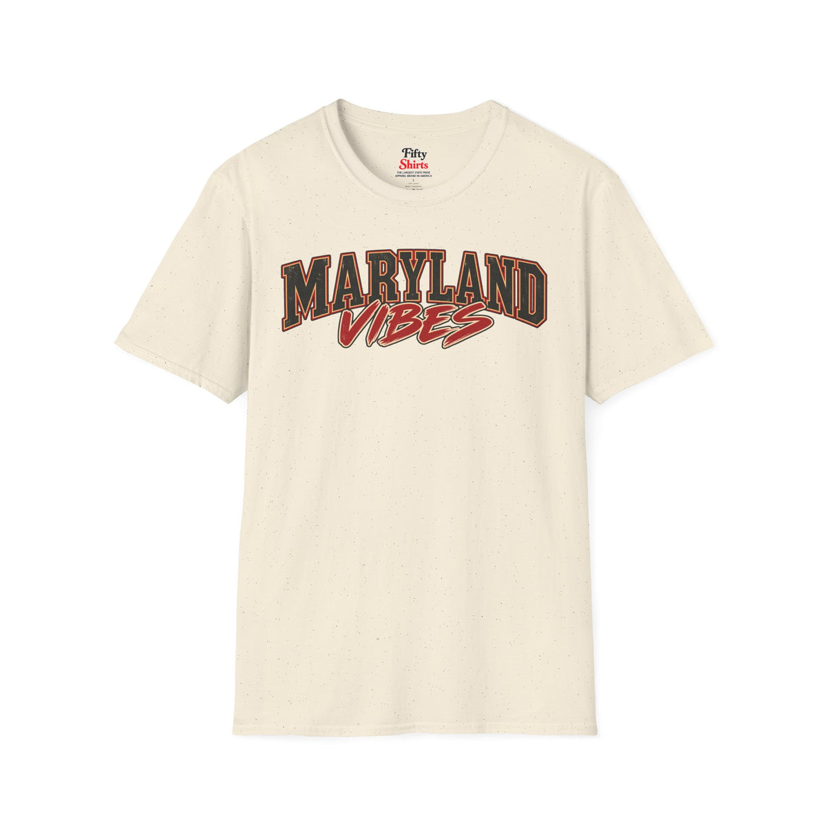 Maryland Vibes Unisex Softstyle T Shirt State Name Graphic Tee
