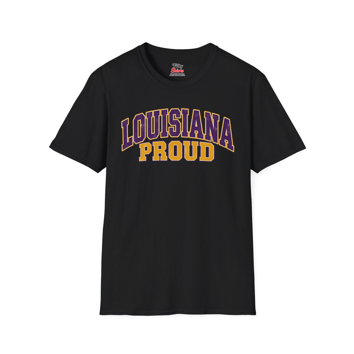 Louisiana Proud Unisex Softstyle T Shirt State Name Graphic Tee