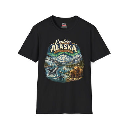 Explore Alaska Unisex Softstyle T Shirt State Pride Graphic Tee Collections FS03