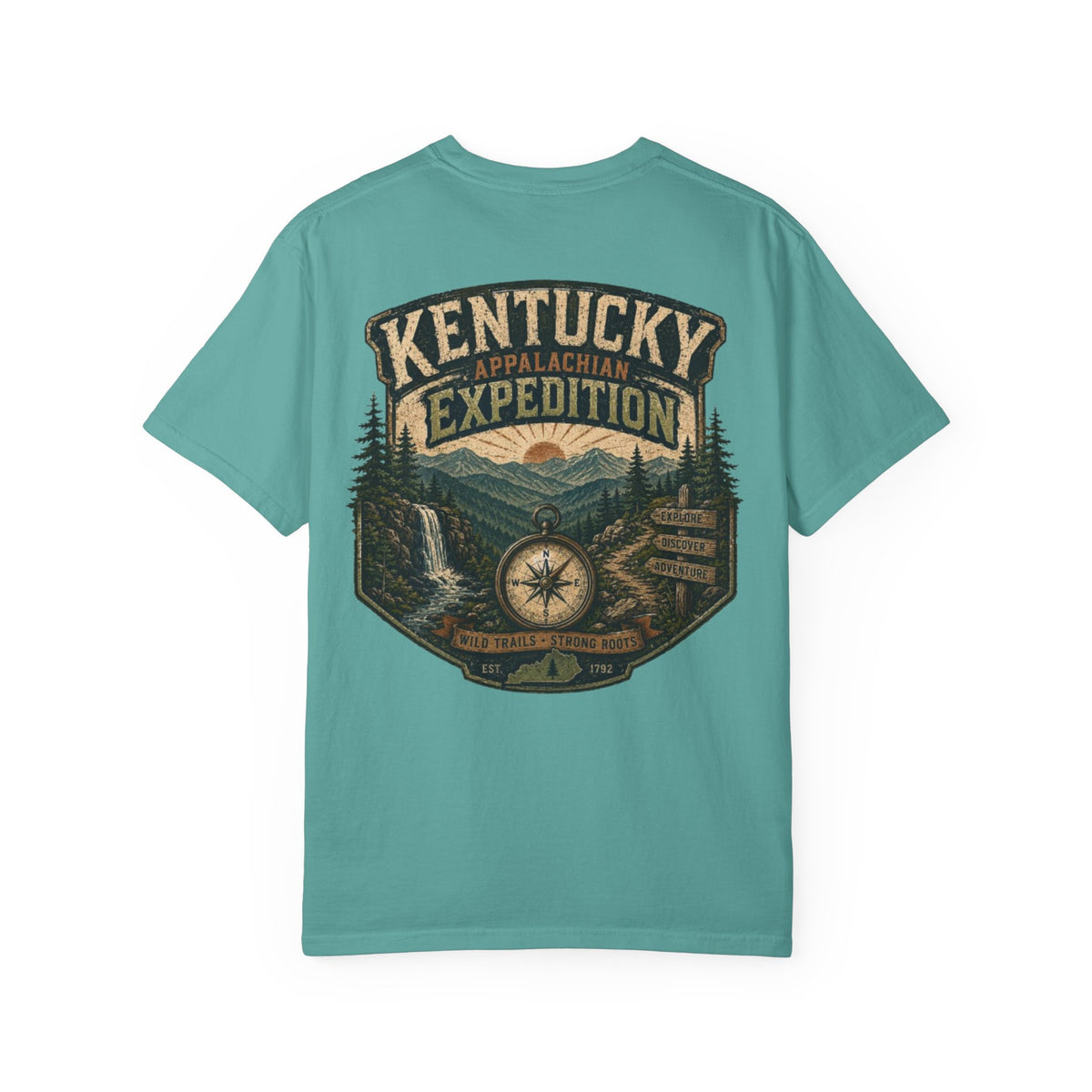 Kentucky Appalachian Expedition Unisex Comfort Color 1717 Streetwear Graphic Tee