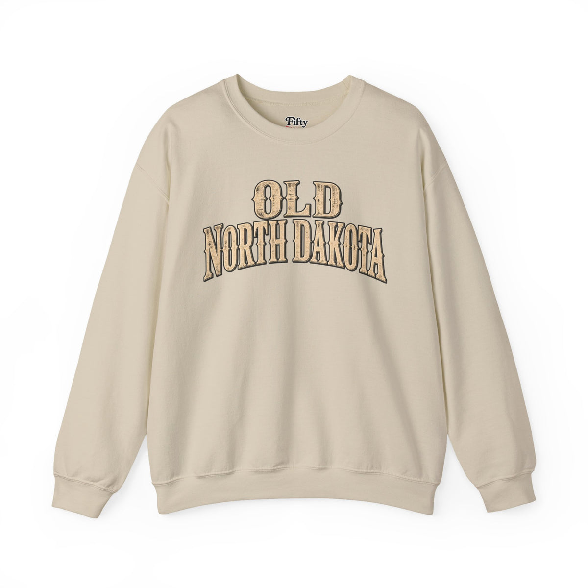Old North Dakota Unisex Crewneck Sweatshirt State Name Graphic