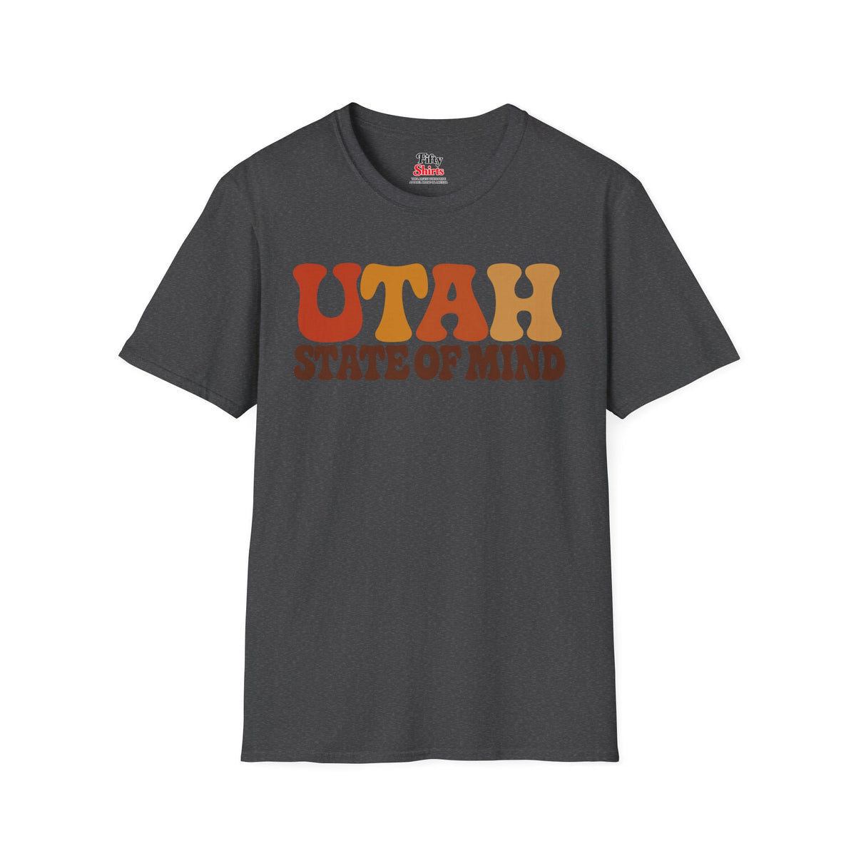 Utah State Of Mind Unisex Softstyle T Shirt State Name Graphic Tee