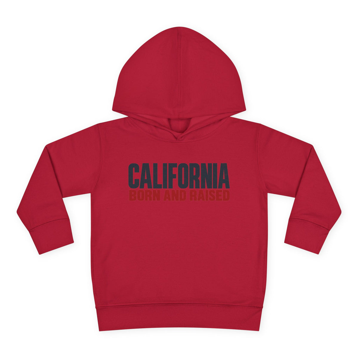 California Born and Raised Minimal Modern Unisex Toddler Pullover Fleece Hoodie