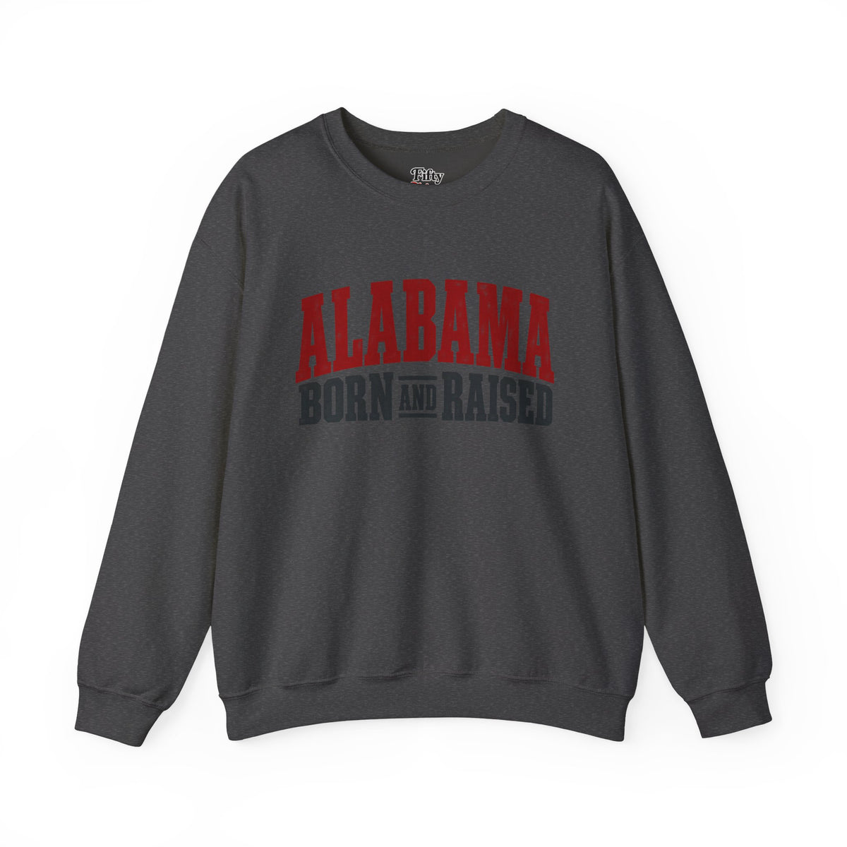 Alabama Born and Raised Rugged Workwear Unisex Sweatshirt Graphic
