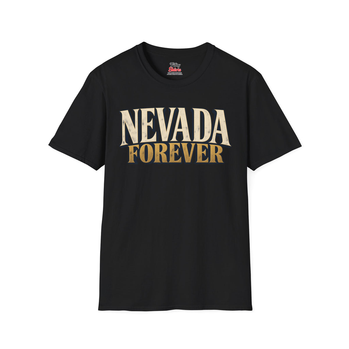 Nevada Forever Unisex Softstyle T Shirt State Name Graphic Tee