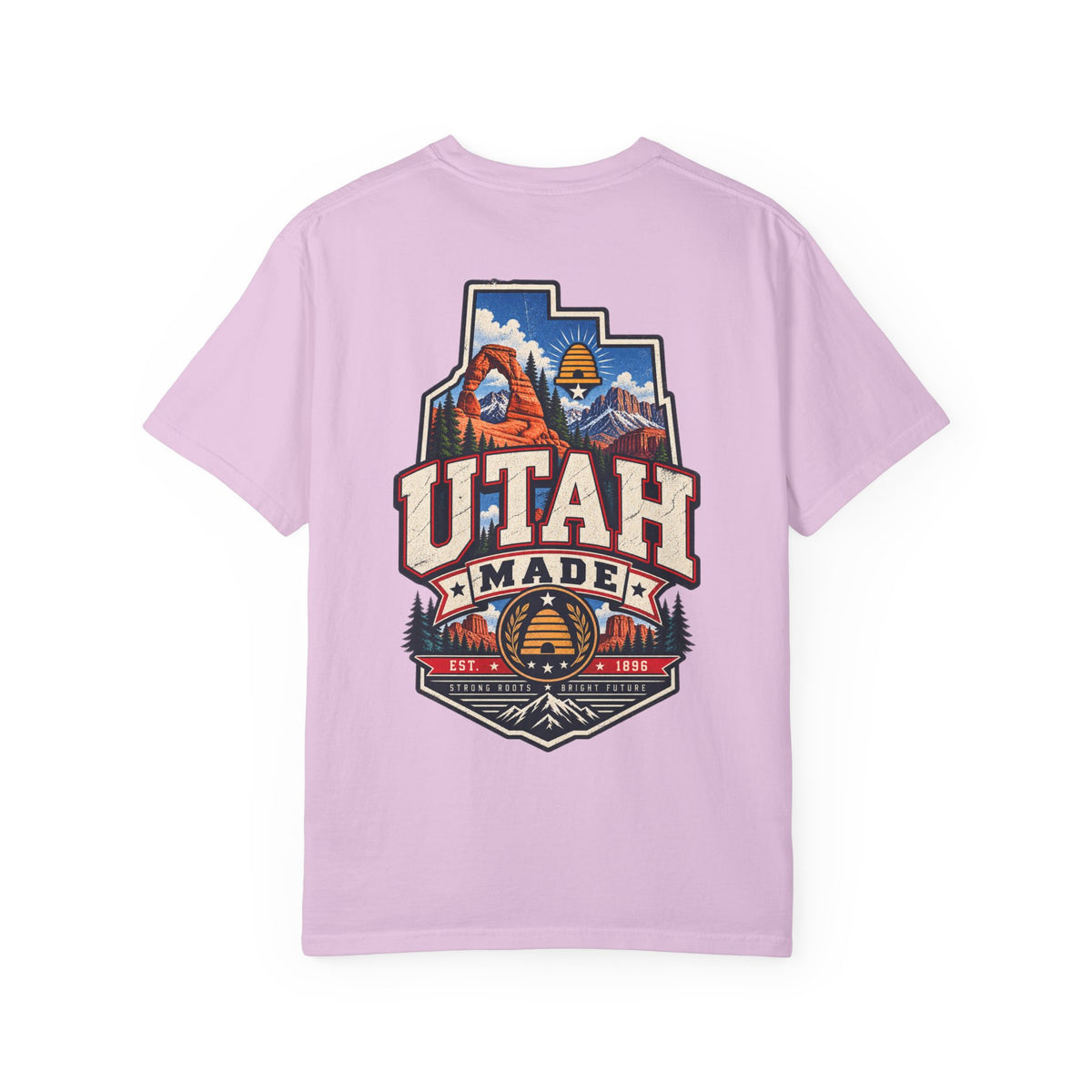 Utah Made Unisex Comfort Color 1717 Streetwear Graphic Tee