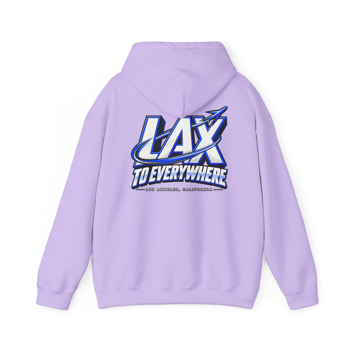 Lax To Everywhere Los Angeles Unisex Hoodie Graphic