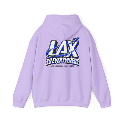 Lax To Everywhere Los Angeles Unisex Hoodie Graphic