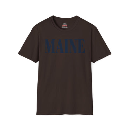 Maine Unisex Softstyle T Shirt State Name Graphic Tee