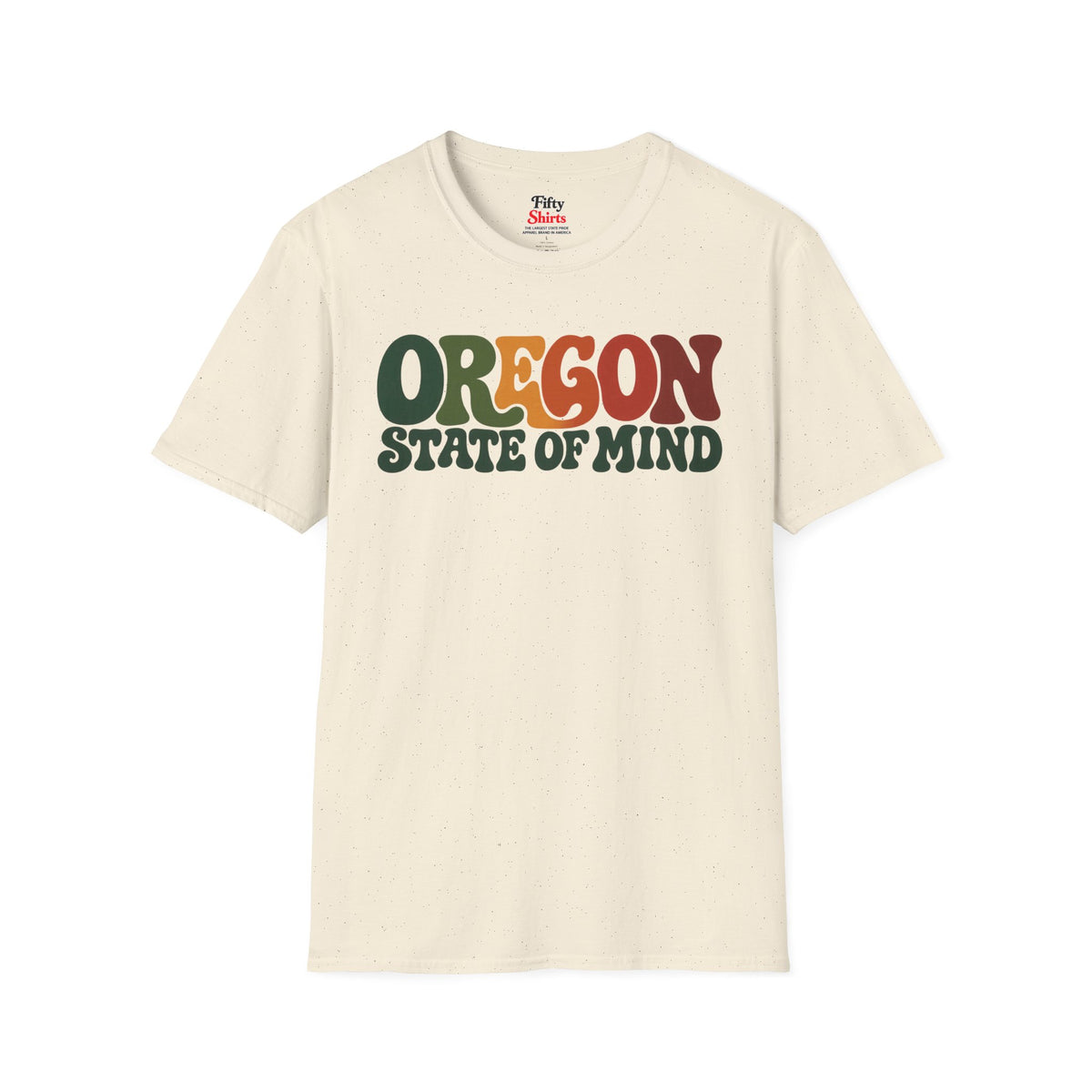 Oregon State of Mind Unisex Softstyle T Shirt State Name Graphic Tee