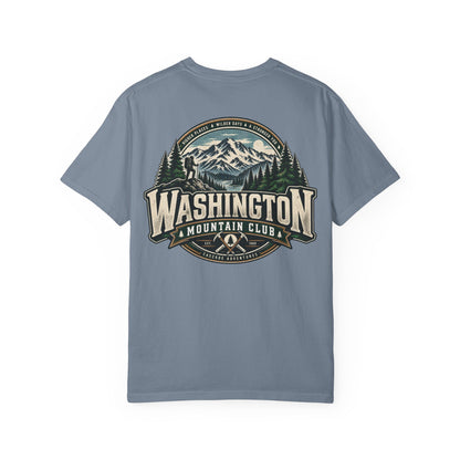 Washington Mountain Club Unisex Comfort Color 1717 Streetwear Graphic Tee