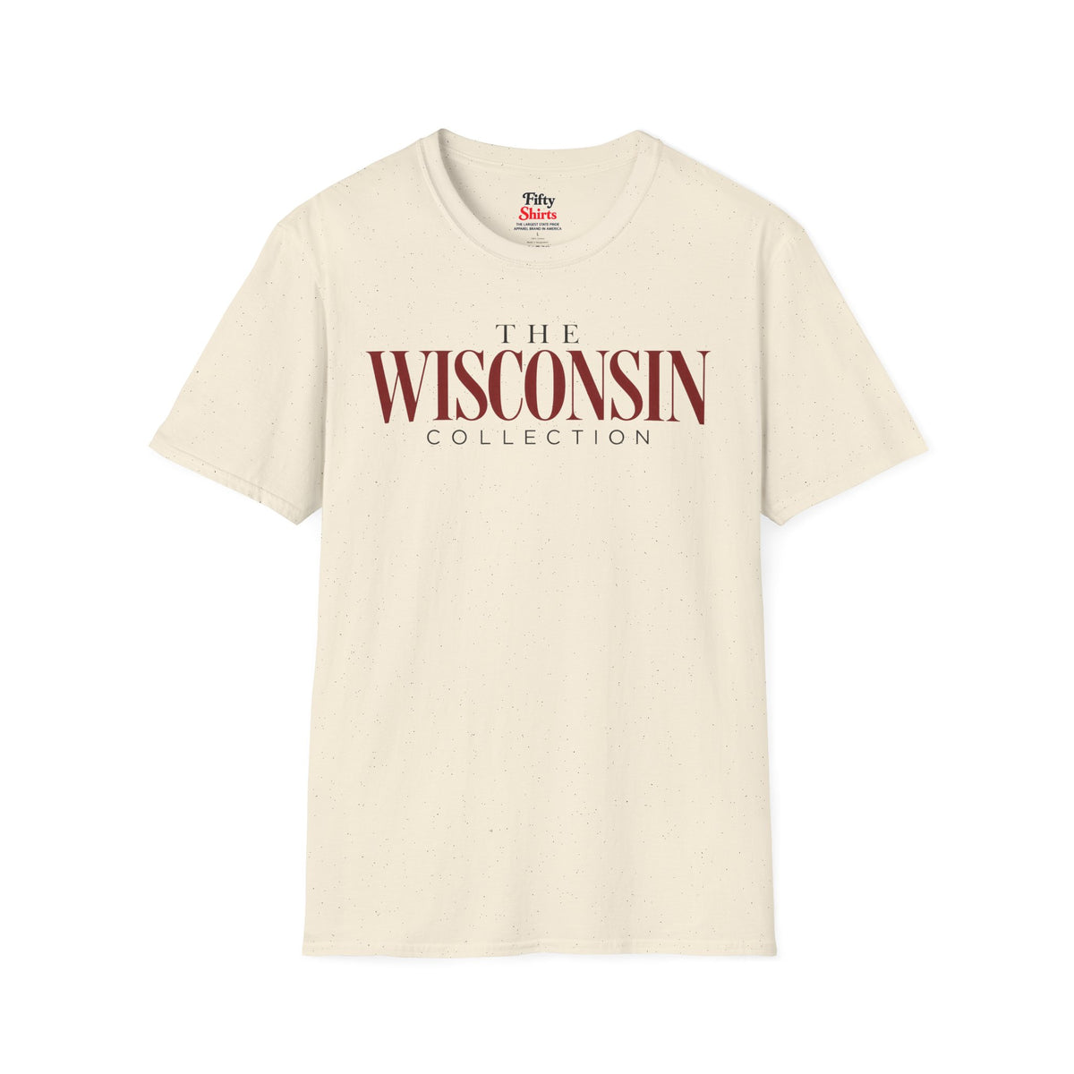 The Wisconsin Collection Unisex Softstyle T Shirt State Name Graphic Tee