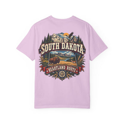 South Dakota Heartland Roots Unisex Comfort Color 1717 Streetwear Graphic Tee