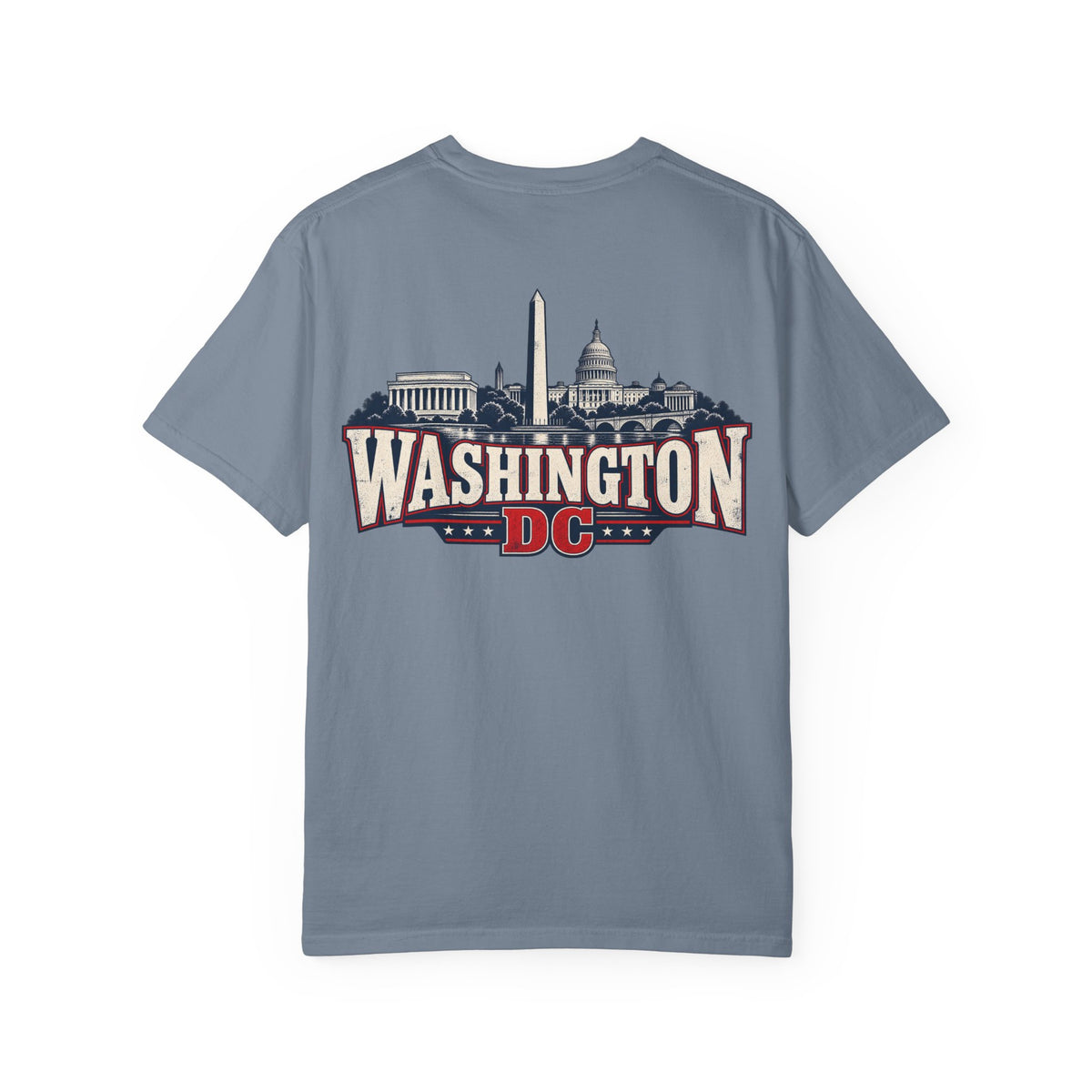Washington DC Skyline Unisex Comfort Color 1717 Streetwear Graphic Tee
