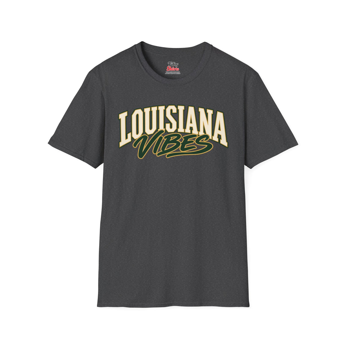 Louisiana Vibes Unisex Softstyle T Shirt State Name Graphic Tee