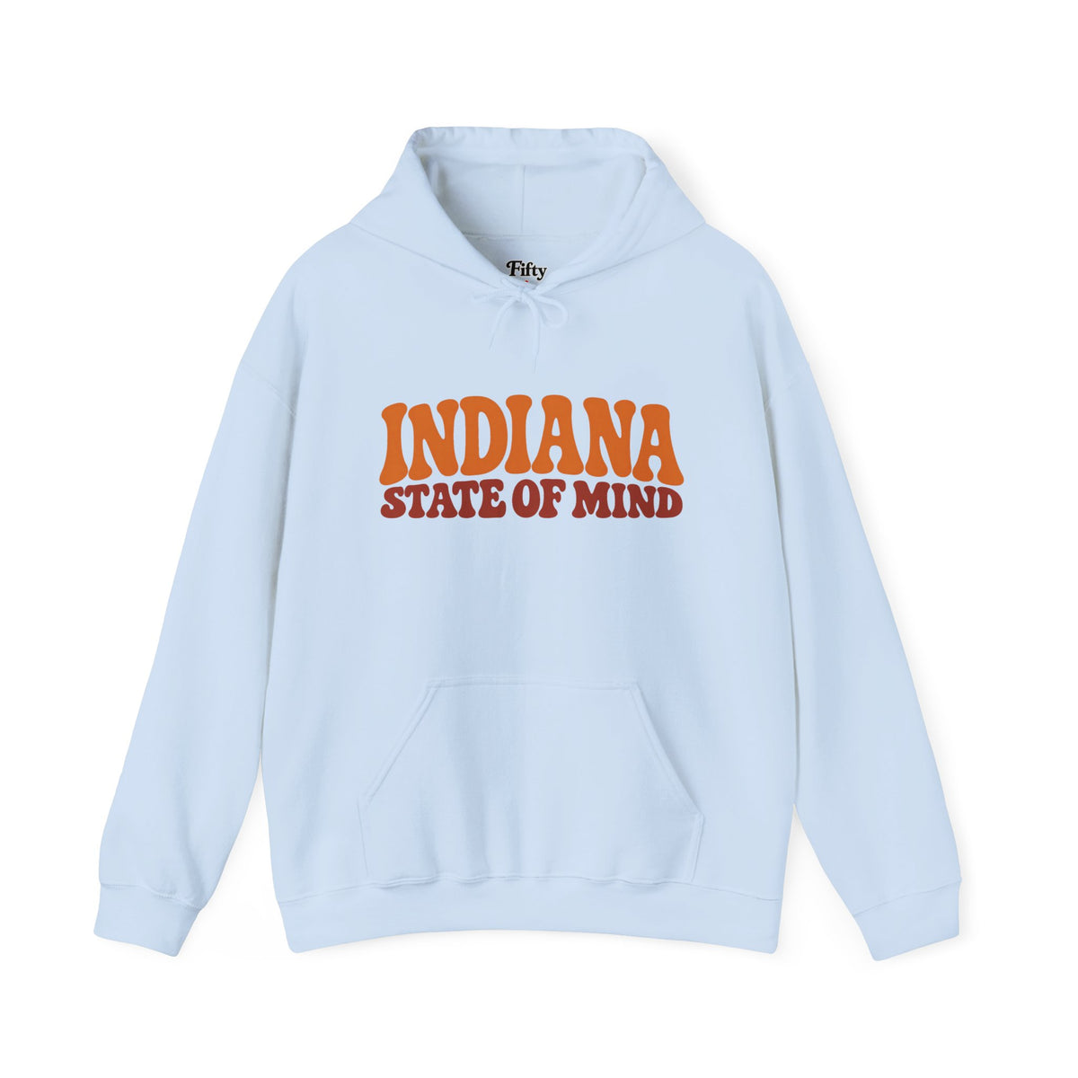 Indiana State of Mind Unisex Hoodie State Name Graphic
