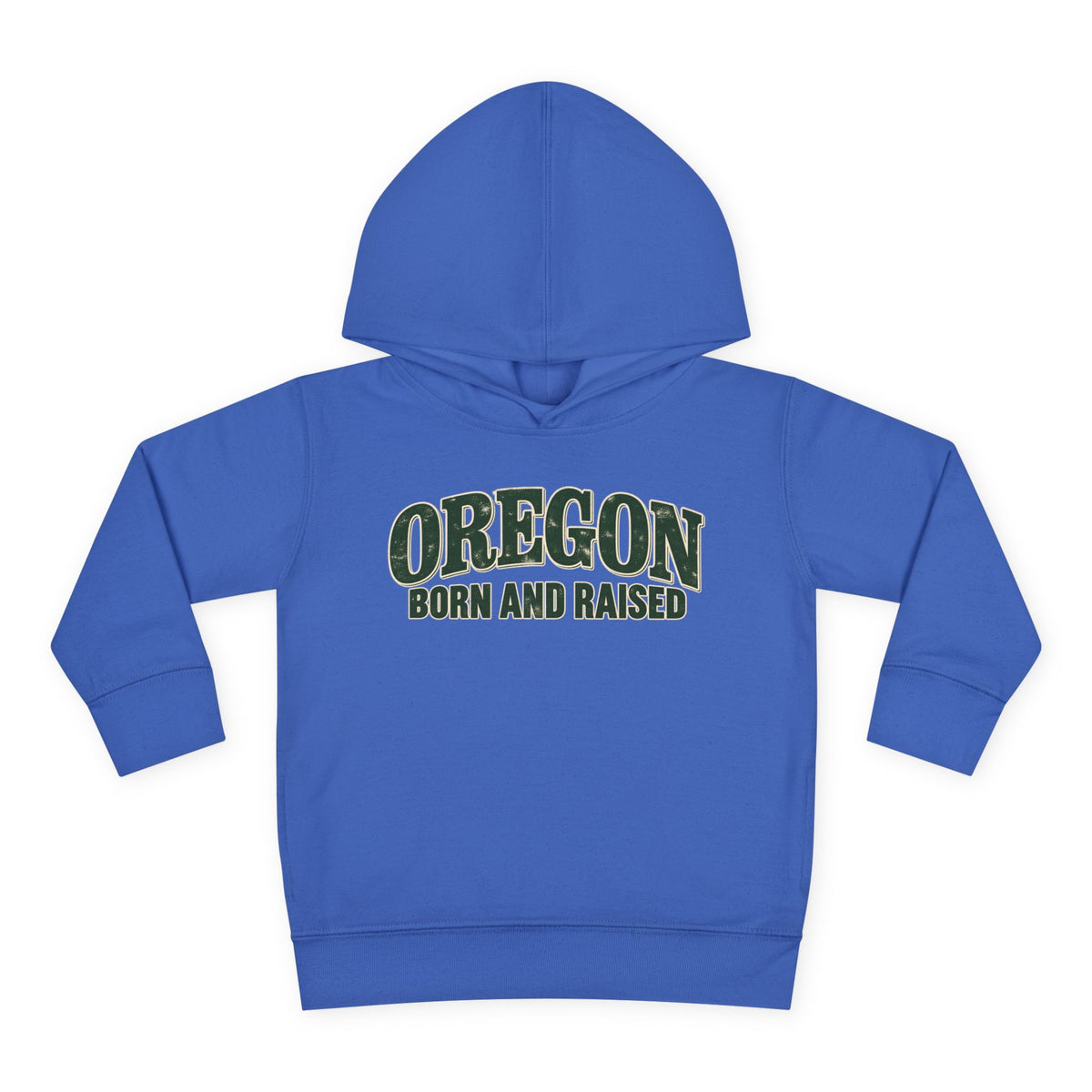 Oregon Born and Raised Classic Souvenir Unisex Toddler Pullover Fleece Hoodie