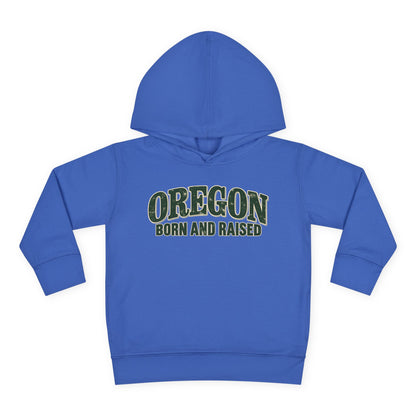 Oregon Born and Raised Classic Souvenir Unisex Toddler Pullover Fleece Hoodie