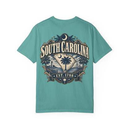 South Carolina Established 1788 Unisex Comfort Color 1717 Streetwear Graphic Tee