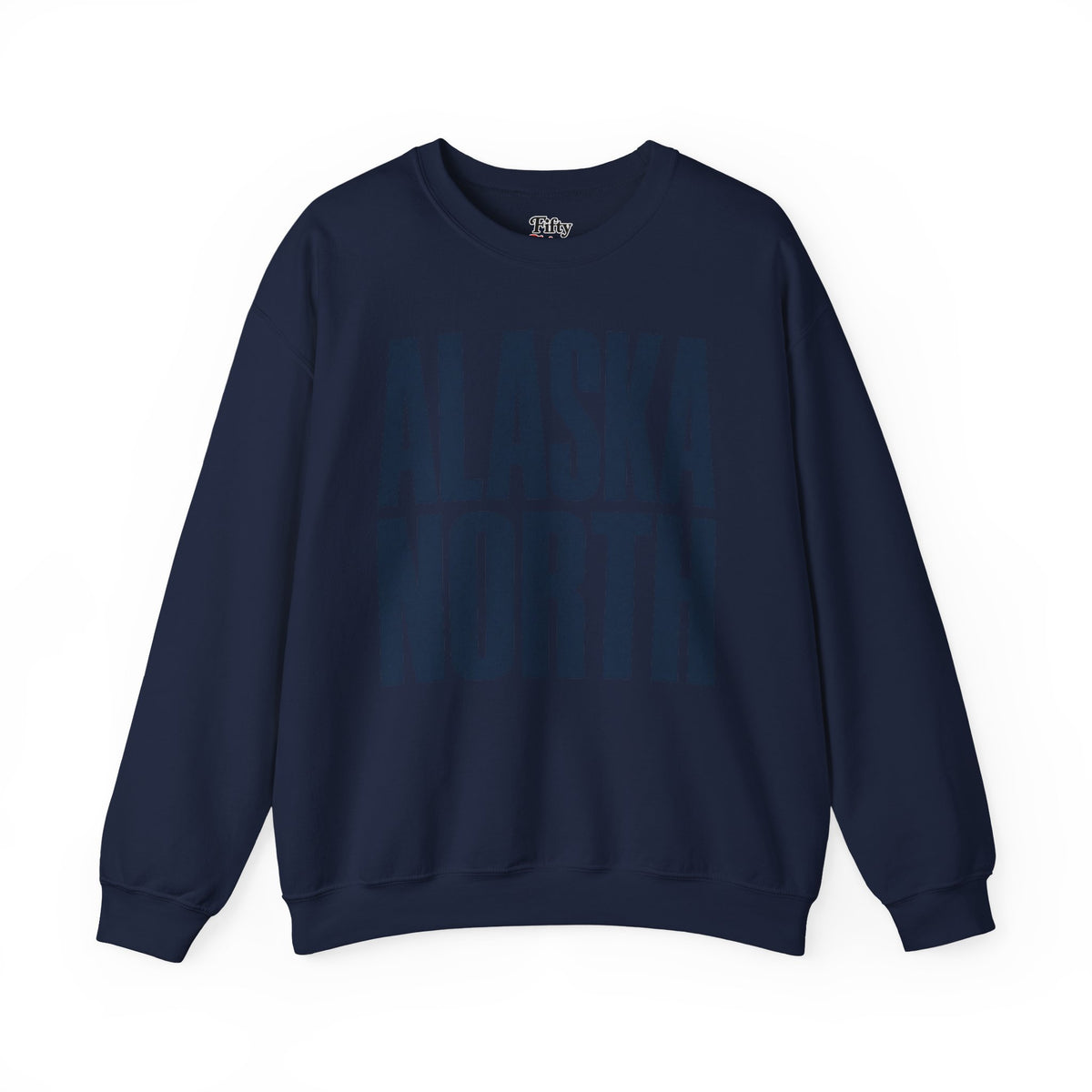 Alaska North Unisex Crewneck Sweatshirt State Name Graphic