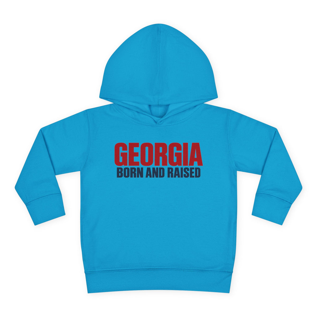 Georgia Born and Raised Minimal Modern Unisex Toddler Pullover Fleece Hoodie