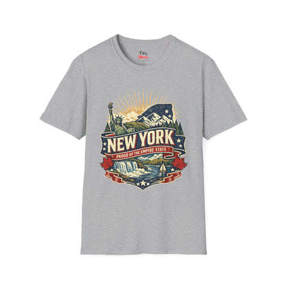 New York Pride Unisex Softstyle T Shirt State Pride Graphic Tee Collections FS03