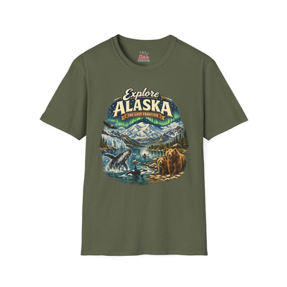 Explore Alaska Unisex Softstyle T Shirt State Pride Graphic Tee Collections FS03