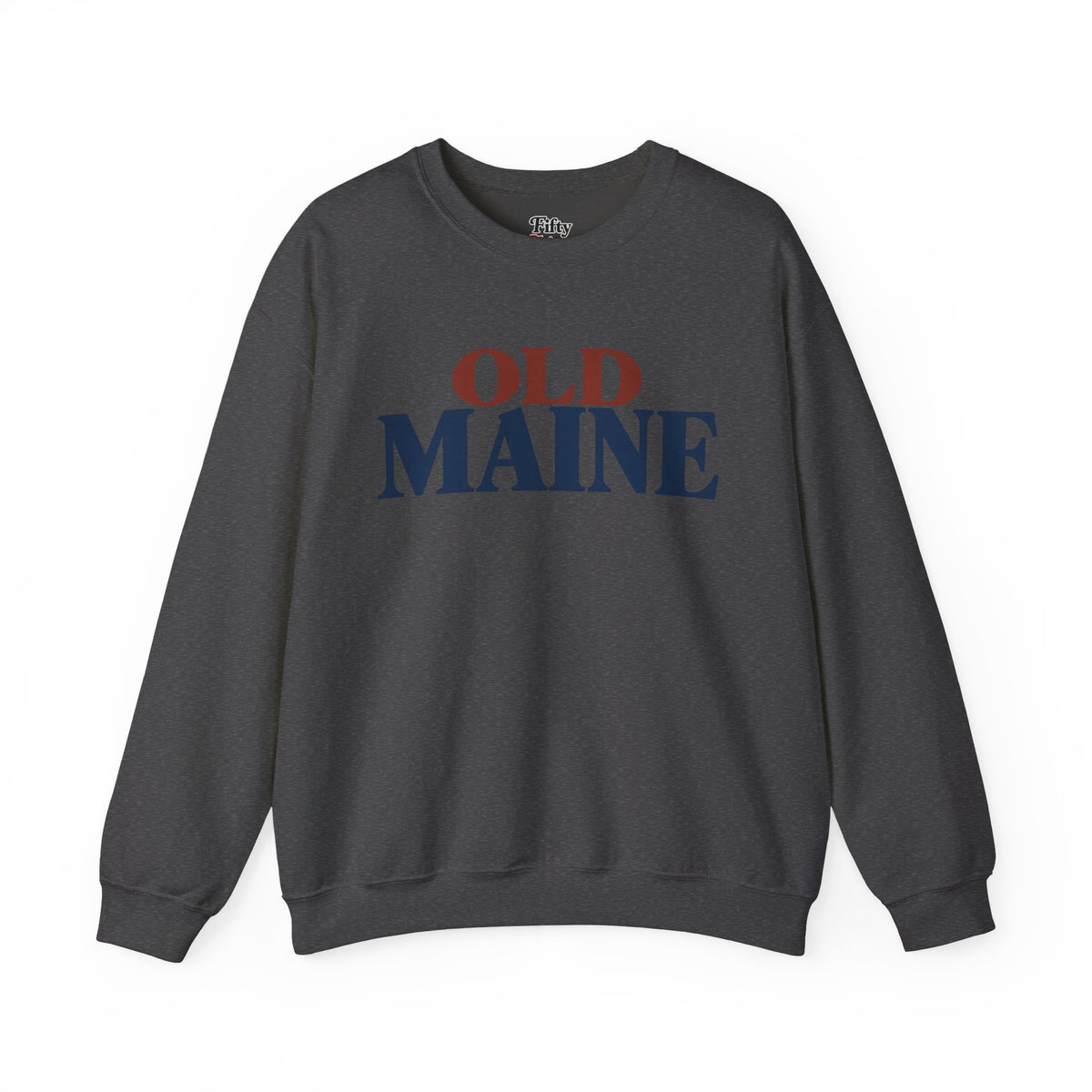 Old Maine Unisex Crewneck Sweatshirt State Name Graphic