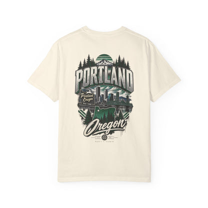 Portland Oregon Unisex Comfort Color 1717 Streetwear Graphic Tee